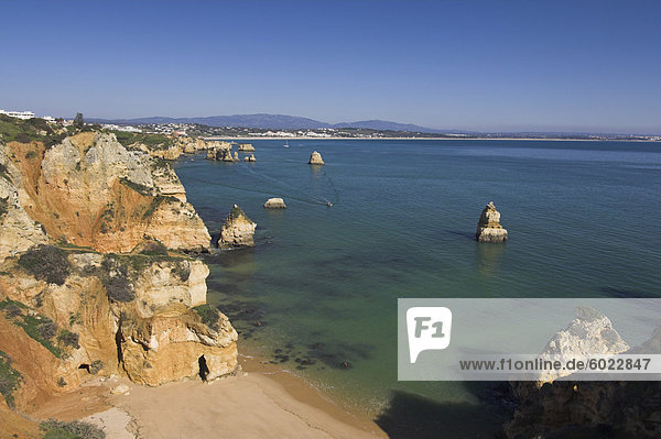 Praia da Camilo  Lagos  Algarve  Portugal  Europa