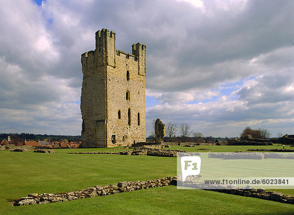 Helmsley Burg aus dem 12. Jahrhundert  North Yorkshire  England  UK  Europa