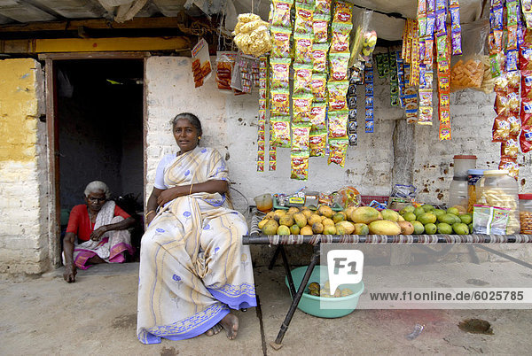 Geschäft in Madurai  Tamil Nadu  Indien  Asien