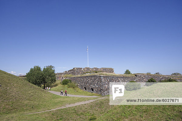 Meer Suomenlinna Festung  UNESCO World Heritage Site  Finnland  Skandinavien  Europa