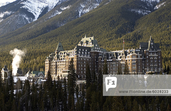 Fairmont Banff Springs Hotel Banff Alberta Kanada Nordamerika Fairmont Banff Springs Hotel Banff Alberta Kanada Nordamerika