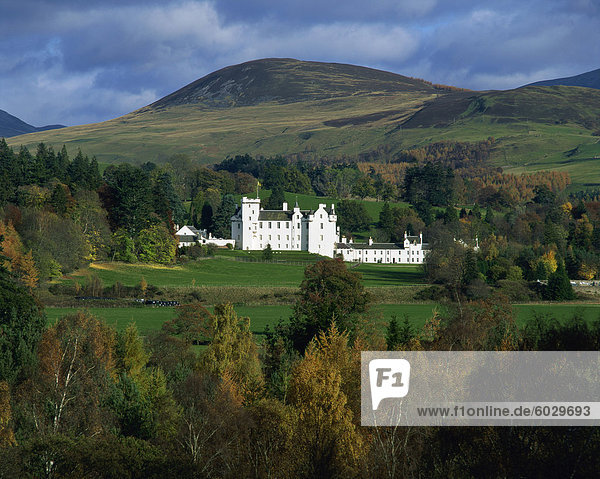 Blair Castle  Perthshire  Schottland  Vereinigtes Königreich  Europa