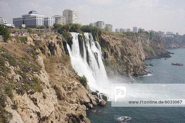 Wasserfall Anatolien Antalya Eurasien Türkei
