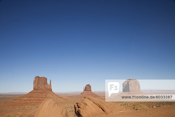 Denkmal Valley Navajo Tribal Park Utah Arizona Grenze Vereinigte Staaten von Amerika Nordamerika