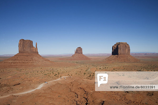 Denkmal Valley Navajo Tribal Park Utah Arizona Grenze Vereinigte Staaten von Amerika Nordamerika