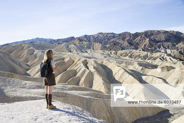Zabriskie Point  Death Valley National Park  California  Vereinigte Staaten von Amerika  Nordamerika