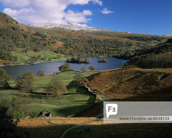 Rydal Wasser Lake District-Nationalpark Cumbria England Vereinigtes Königreich Europa