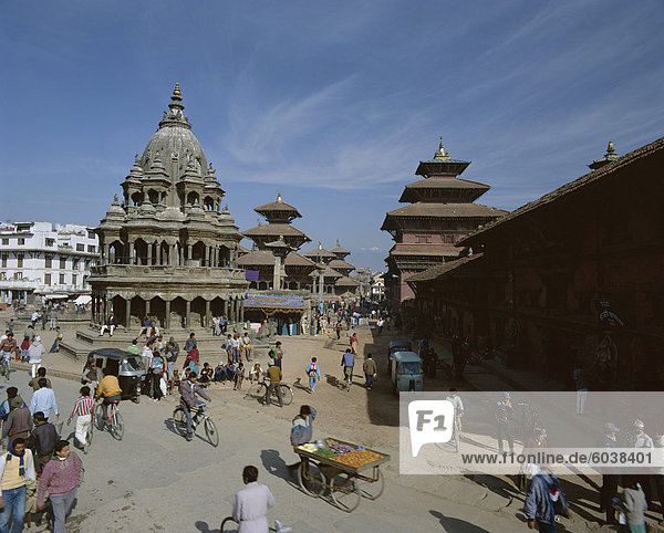 Durbar Square  Patan  in der Nähe von Kathmandu  Nepal  Asien