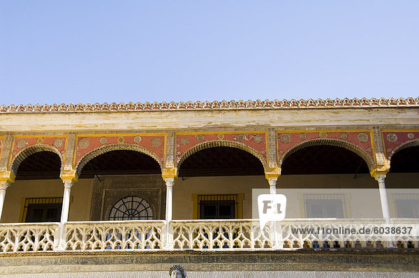 Casa de Pilatos  Viertel Santa Cruz  Sevilla  Andalusien  Spanien  Europa