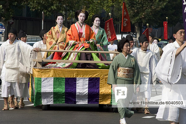 Jidai-Matsuri  Festival der Zeitalter  Prozession  Kyoto City  Honshu  Japan  Asien