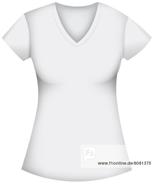 Weißes Damen-T-Shirt