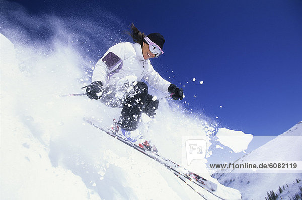 Frau  Skisport  Utah