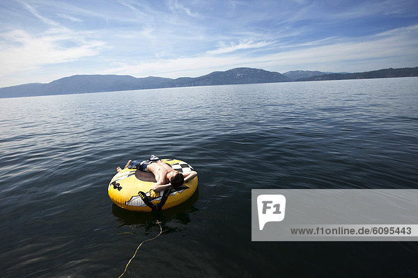 Mann  Entspannung  See  Idaho