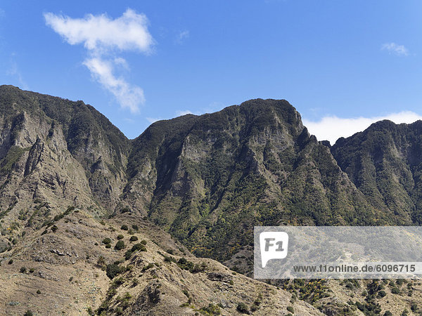 Spain La Gomera View of Hermigua