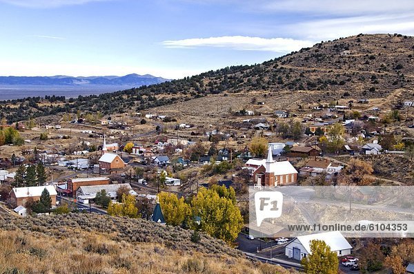 Stadt  Geschichte  Nevada  Draufsicht