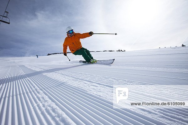 Skifahrer  lächeln  Berg  Skisport  Colorado