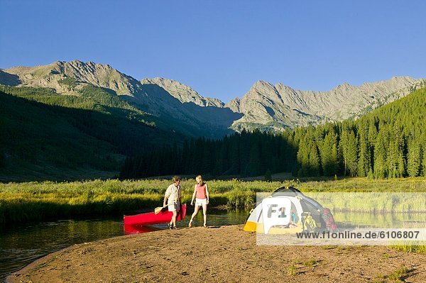 Berg See camping