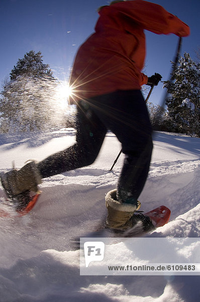 Frische  Gesichtspuder  Colorado  Schneeschuhlaufen