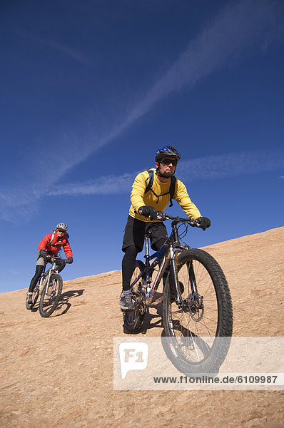 Mountain-biking