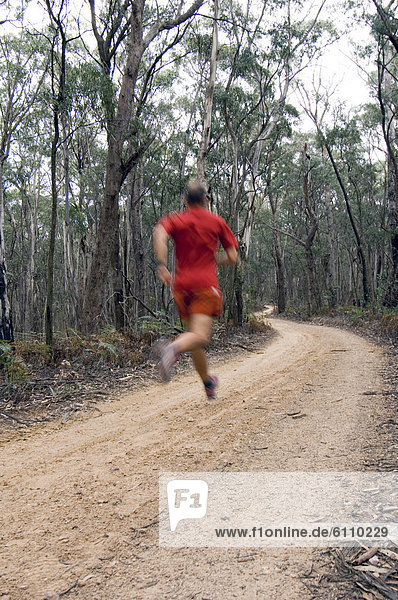 Trail running in Australia.