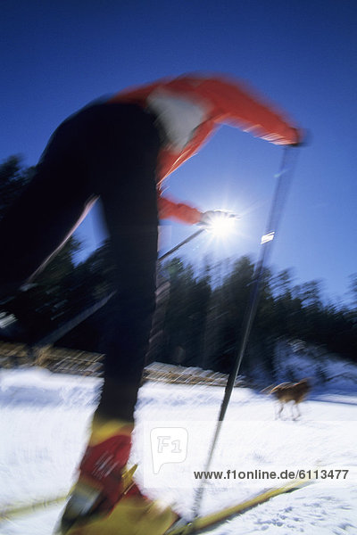 Frau  Geschwindigkeit  Skisport  Norden