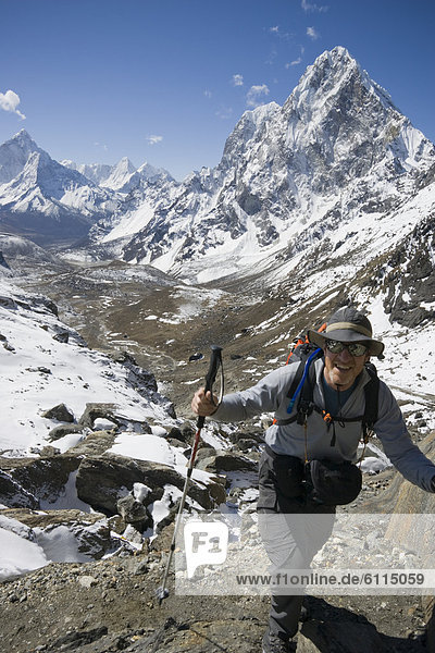 Geographie  Bergwanderer  Nepal