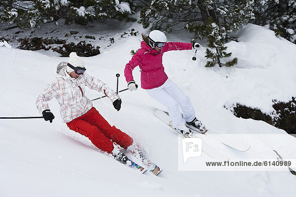 Schnee Ski Küste Hang