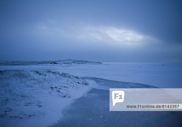 Winterlandschaft an der Nordsee