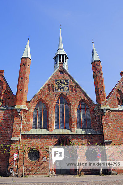 Heiligen-Geist-Hospital am Koberg  erbaut 1286  Hansestadt Lübeck  Schleswig-Holstein  Deutschland  Europa  ÖffentlicherGrund