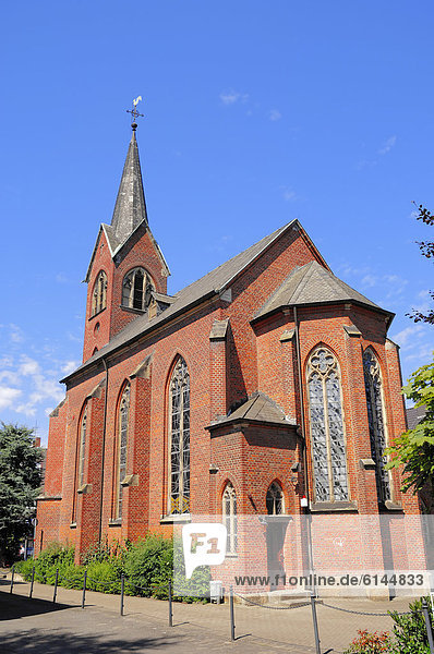 Evangelische Stadtkirche in Oelde  Münsterland  Nordrhein-Westfalen  Deutschland  Europa  ÖffentlicherGrund