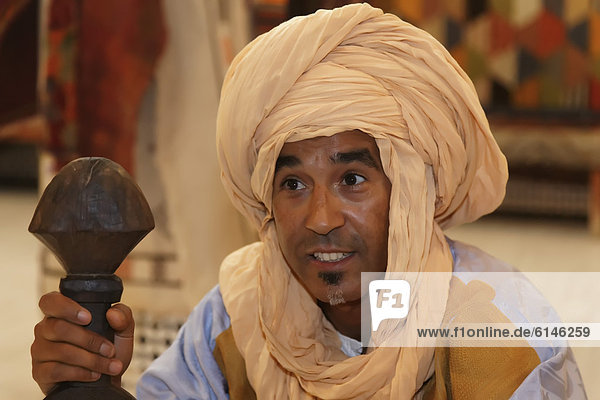 Berber man  portrait  Erfoud  MeknËs-Tafilalet  Morocco  Maghreb  North Africa  Africa
