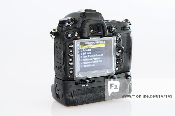 Nikon D7000 digital SLR camera with battery grip