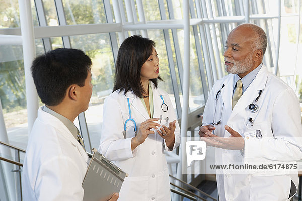 Group of doctors talking