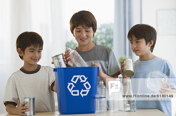 Bruder Recycling mischen Kunststoff Dose Mixed Zinn