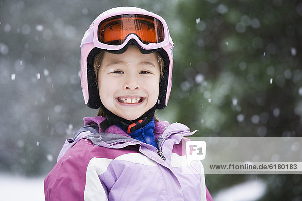 Ski  Kleidung  Mädchen  Fahrgestell  Schnee