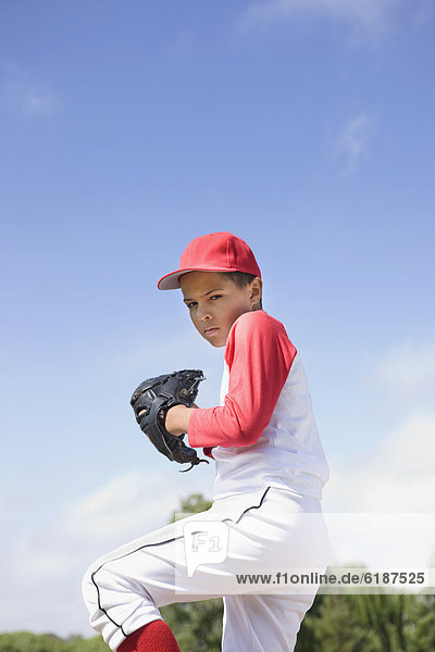 Junge - Person  Spiel  mischen  Baseball  Mixed