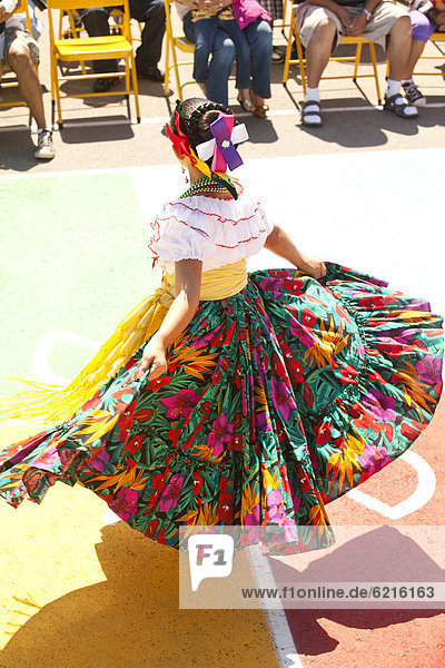 Hispanier  tanzen  Kostüm - Faschingskostüm  Mädchen