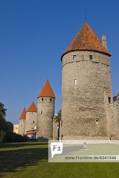 Tallinn  Hauptstadt  Stadtmauer  Europa  Stadt  UNESCO-Welterbe  Estland  alt