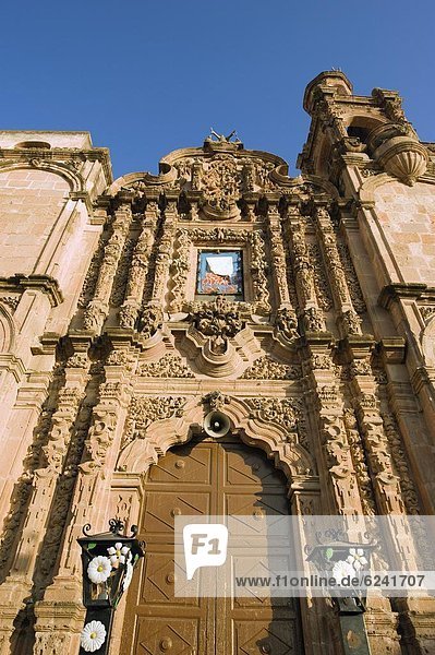 Templo de Pardo  dating from 1757  Guanajuato  UNESCO World Heritage Site  Guanajuato state  Mexico  North America
