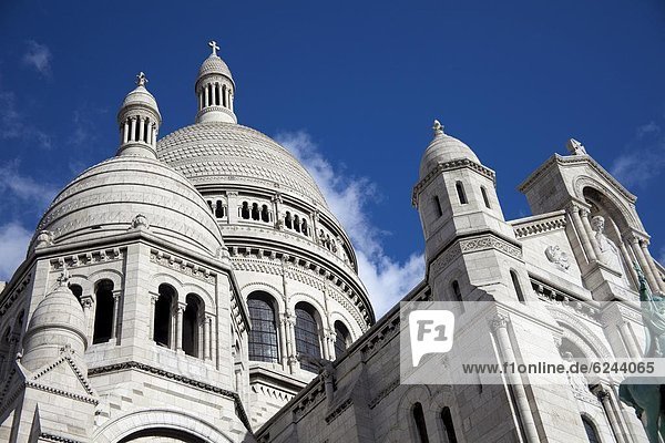 Basilica of Sacre-Coeur  Montmartre  Paris  France  Europe