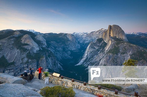 Half Dome from Glacier Point  Yosemite National Park  UNESCO World Heritage Site  California  United States of America  North America