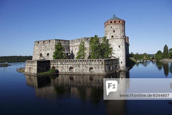Olavinlinna Medieval Castle  (St. Olaf's Castle)  Savonlinna  Saimaa Lake District  Savonia  Finland  Scandinavia  Europe