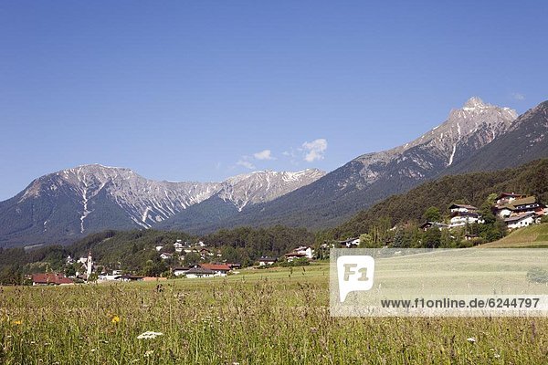 Europa  Sommer  Tal  Alpen  Österreich  Tirol