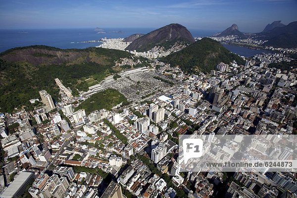 über  Ansicht  Hubschrauber  Brasilien  Rio de Janeiro  Südamerika
