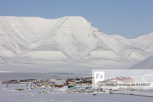 Europa  Norwegen  Spitzbergen  Arktis  Longyearbyen  Skandinavien  Svalbard
