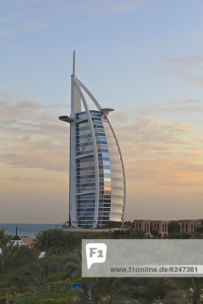 Hotel Burj Al Arab  Jumeirah Beach  Dubai  Vereinigte Arabische Emirate  Naher Osten