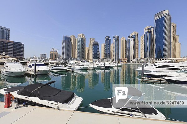 Dubai Marina  Dubai  Vereinigte Arabische Emirate  Naher Osten