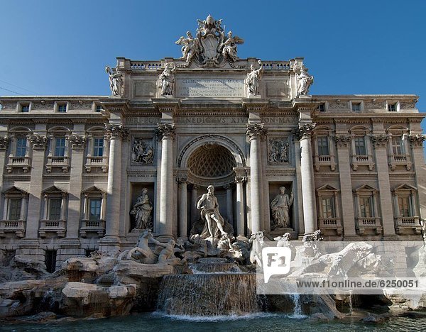 Fontana di Trevi  Trevi-Brunnen  Rom  Latium  Italien  Europa