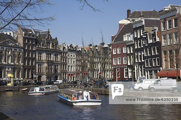 Amsterdam Hauptstadt Europa Niederlande Herengracht