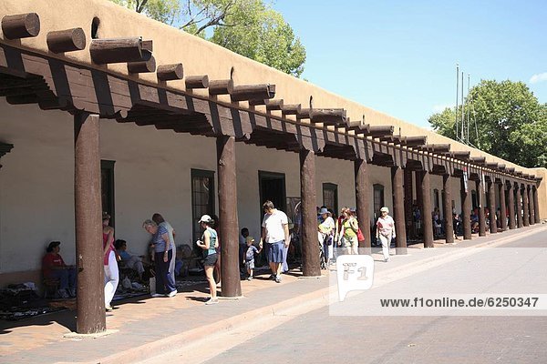 Palace of the Governors  Santa Fe  New Mexico  United States of America  North America